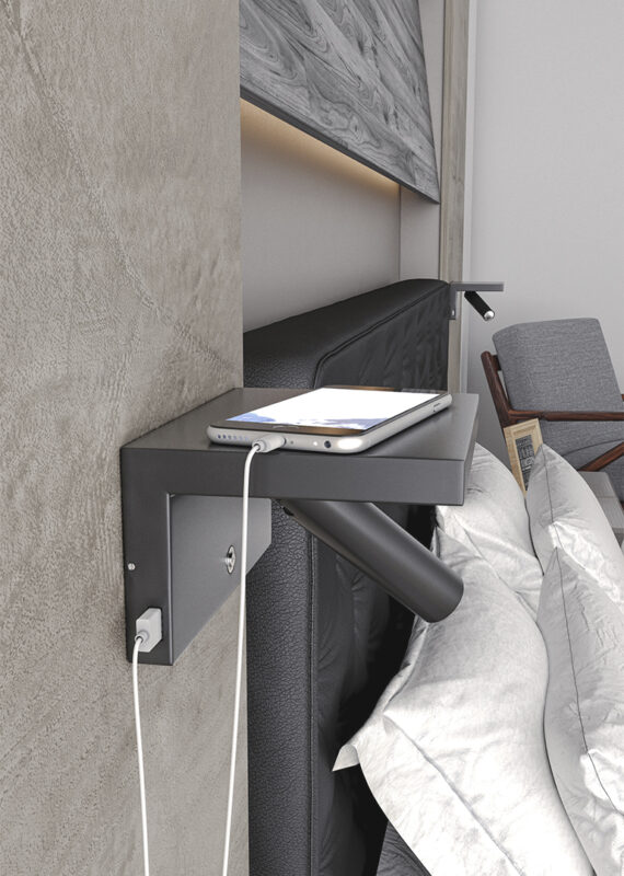 Beneito Faure - Beam dekorative Wand-Leuchte im Schlafzimmer