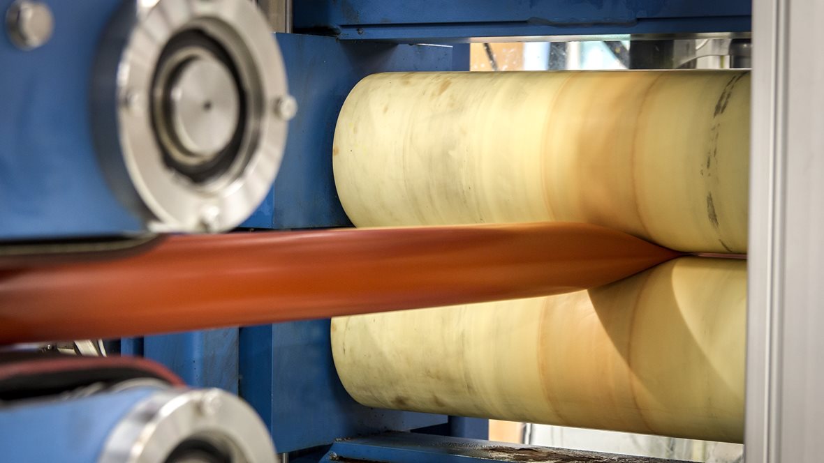 Ensto Warmschrumpf Produktion