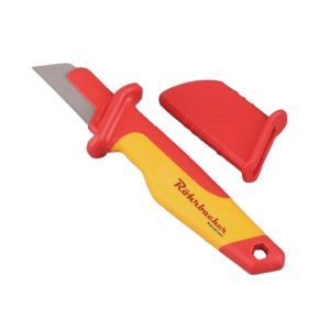 Professionelles Kabelmesser zum Abisolieren von Niederspannungs- und Mittelspannungskabeln. Ideal für Elektriker und Techniker, bietet dieses hochwertige Werkzeug eine präzise Schneideleistung und ergonomisches Design für eine sichere und effiziente Anwendung.