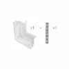 Beneito Faure 48V L-Eckverbinder für Wand- und Deckeneinbau in Weiß