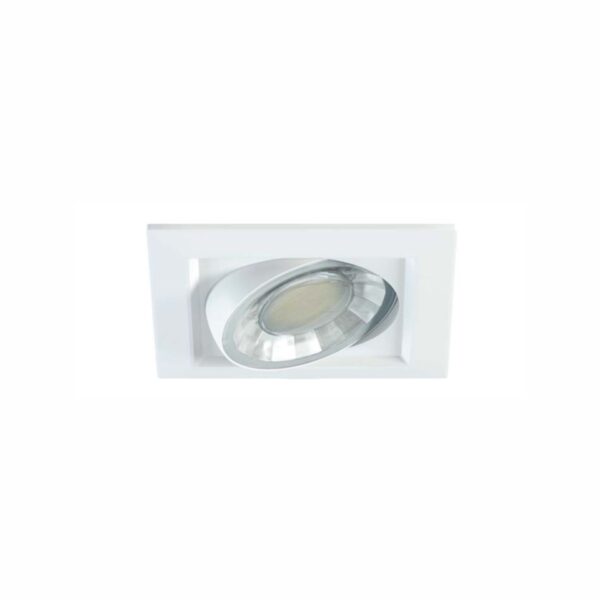 Beneito Faure - LED-Downlight Compac in eckiger Bauform 8W in Weiß