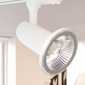 Beneito Faure - Picolo AR111 LED-Spot für 3-Phasen-Stromschiene in Weiß