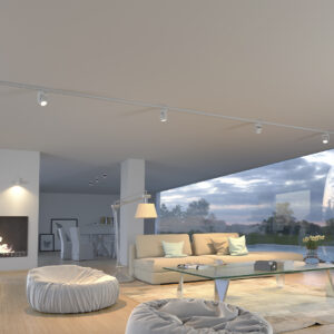 Beneito Faure - LED-Spot Kom für 3-Phasen-Stromschiene im Wohnzimmer